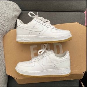 Nike air force white gum light